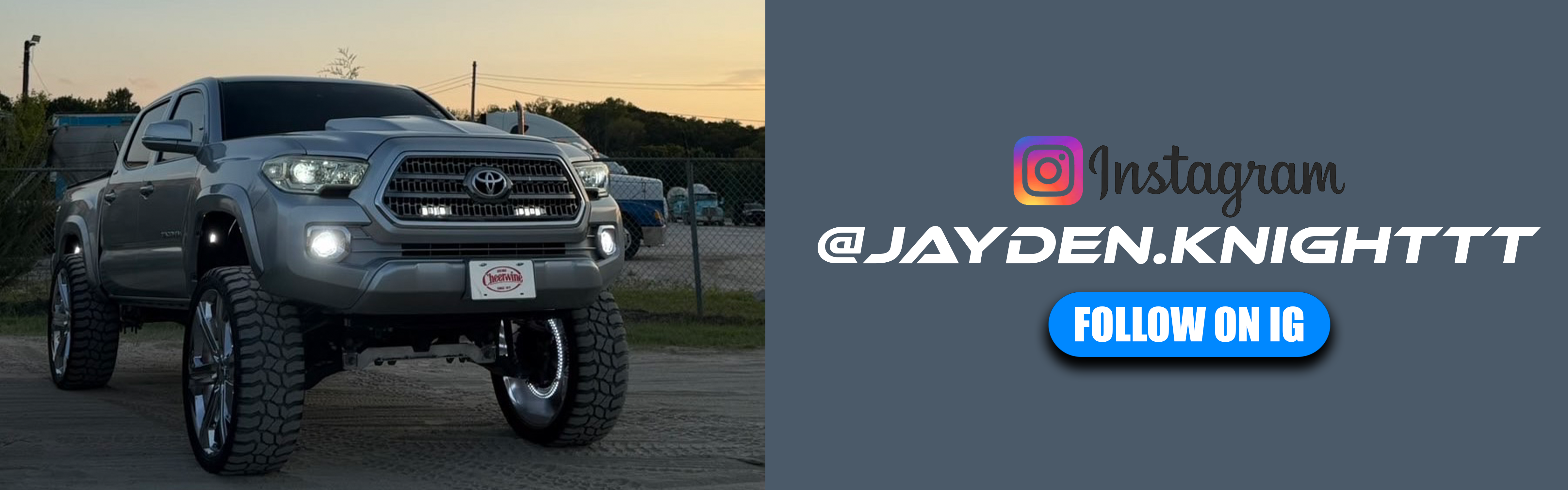 Follow Jayden Knight on Instagram