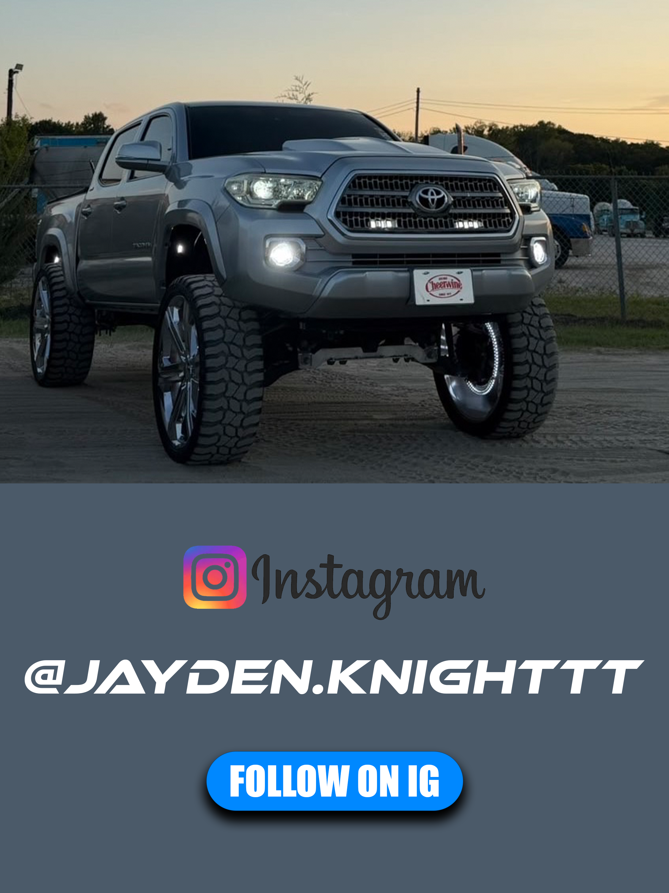 Follow Jayden Knight on Instagram